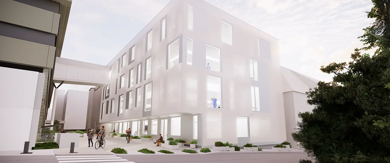 Illustrasjon Parkhjørnet Haukeland sykehus