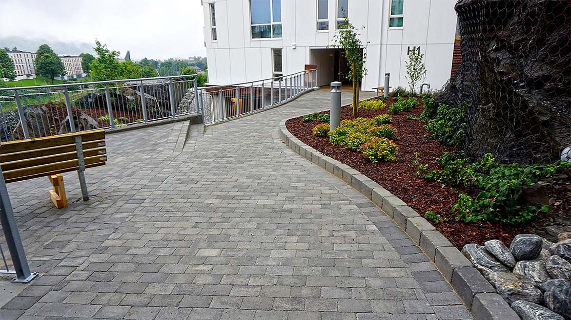 Bjerknes park uteområder.