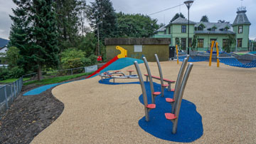 Leaparken barnehage uteområder.
