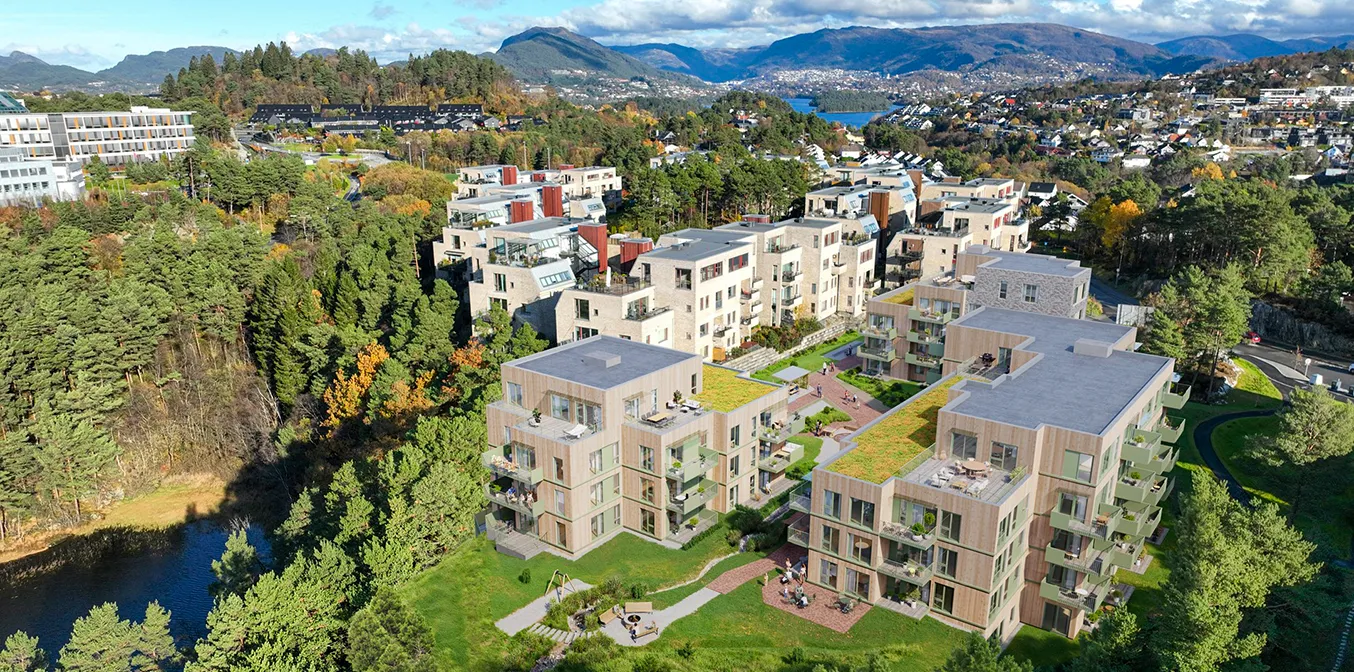 Illustrasjon Sandsliåsen park.