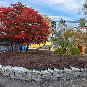 Vi bygger lekeplass for Barnas Byrom i Sudmannsvei