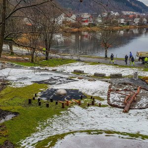 I slutten av november 2017 Tveiteparken lekeplass